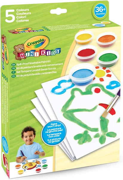 CRAYOLA 10 TEMPERE LAVABILI EFFETTI SPECIALI 2395, Assortimento