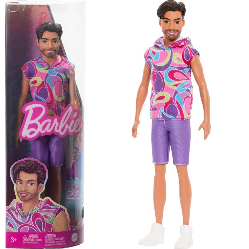 Barbie Ken Fashionistas n. 227 outfit Ispirato al Look Super Chioma HRH26