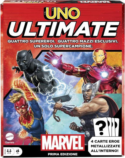 UNO MARVEL Gioco carte Mattel HWX08 Uno Ultimate