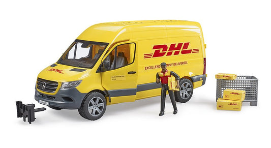 02671 Mb Sprinter Dhl Con Personaggio BRUDER