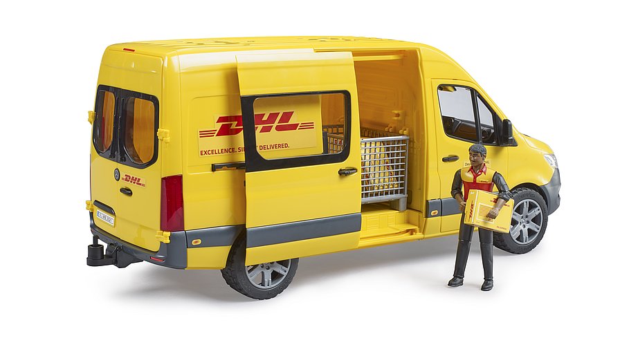 02671 Mb Sprinter Dhl Con Personaggio BRUDER