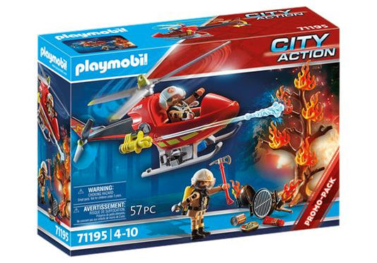 Playmobil 71195 Elicottero Dei Vigili Del Fuoco