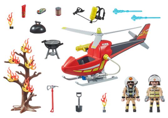 Playmobil 71195 Elicottero Dei Vigili Del Fuoco