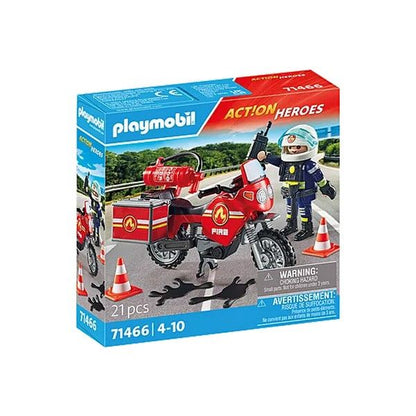 Playmobil 71466 Moto Dei Pompieri