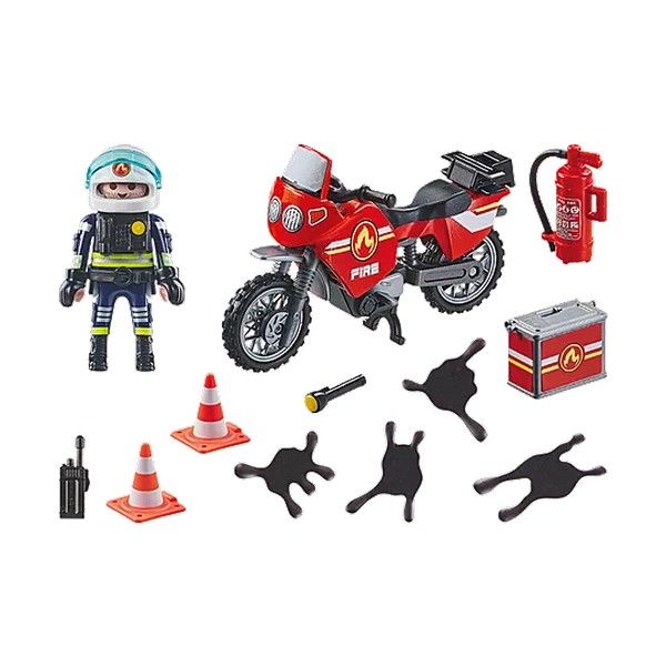 Playmobil 71466 Moto Dei Pompieri