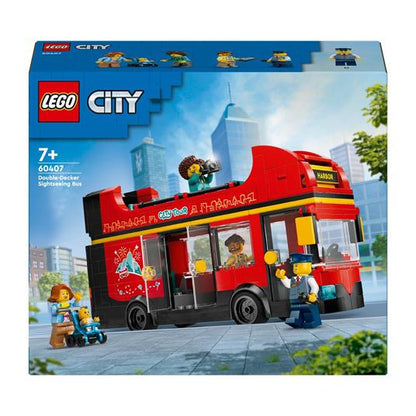 60407 Lego City Great Vehicles Autobus turistico rosso a due piani