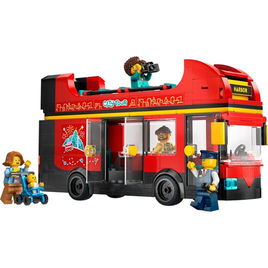 60407 Lego City Great Vehicles Autobus turistico rosso a due piani