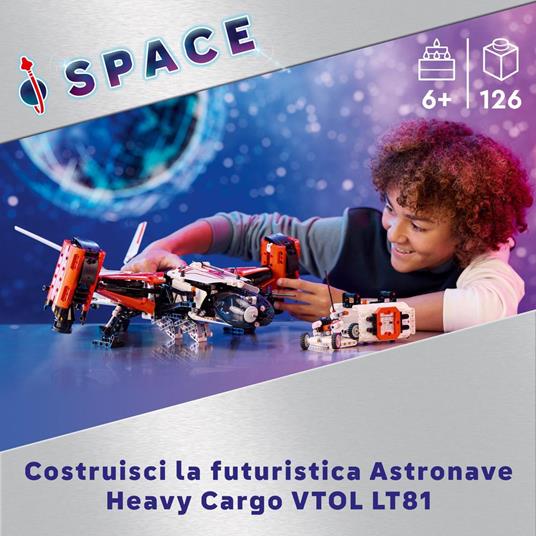 42181 Lego Technic Astronave Heavy Cargo VTOL LT81