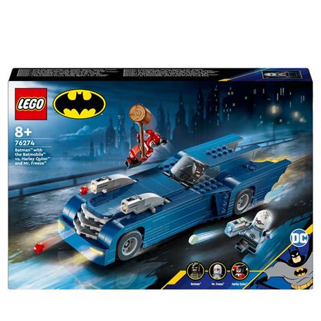 Lego Dc 76274 Batman Con Batmobile Vs. Harley Quinn E Mr. Freeze