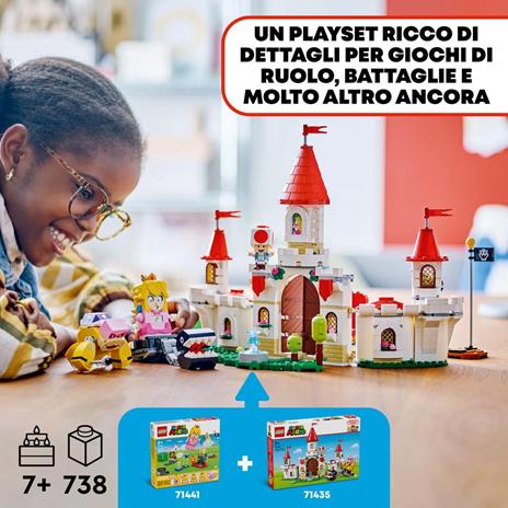 Lego Super Mario 71435 Battaglia Con Roy Al Castello Di Peach