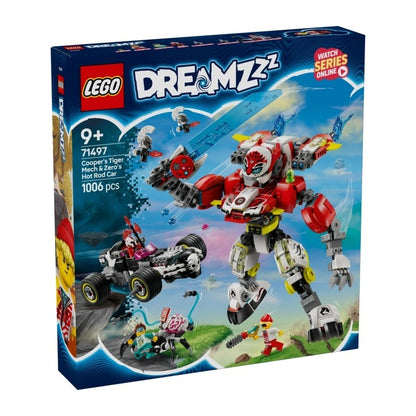 Lego 71497 Mech tigre di Cooper e Bolide di Zero DREAMZzz