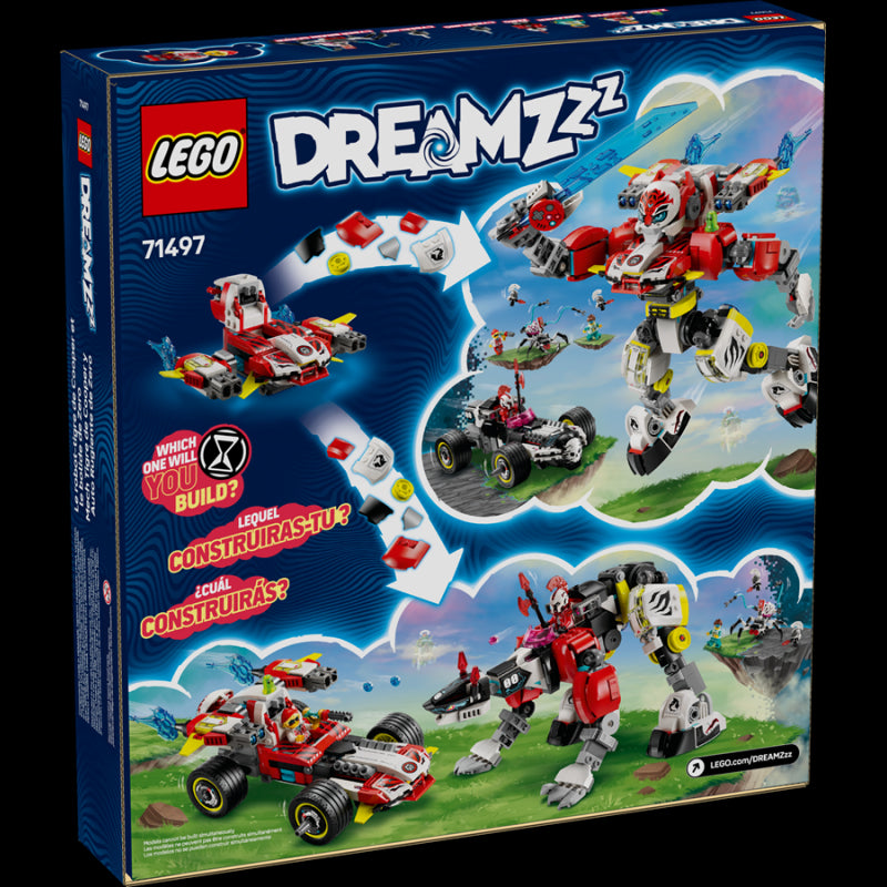 Lego 71497 Mech tigre di Cooper e Bolide di Zero DREAMZzz