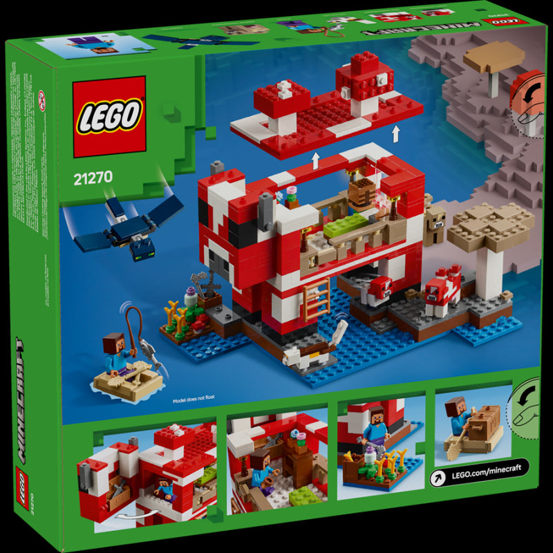 Lego 21270 La casa del Mooshroom Minecraft