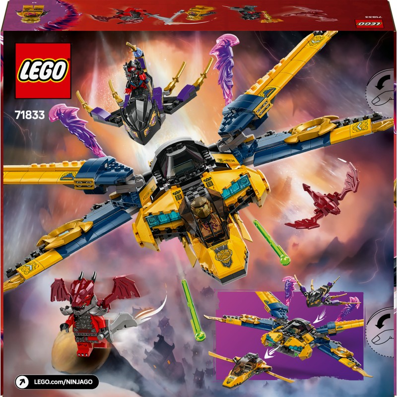 Lego 71833 Jet Super Storm di Ras e Arin Ninjago