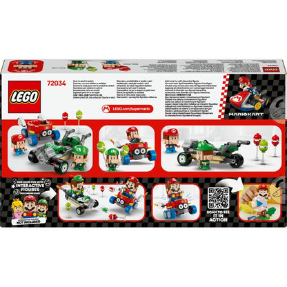 Lego 72034 Mario Kart™: Baby Mario vs Baby Luigi Super Mario