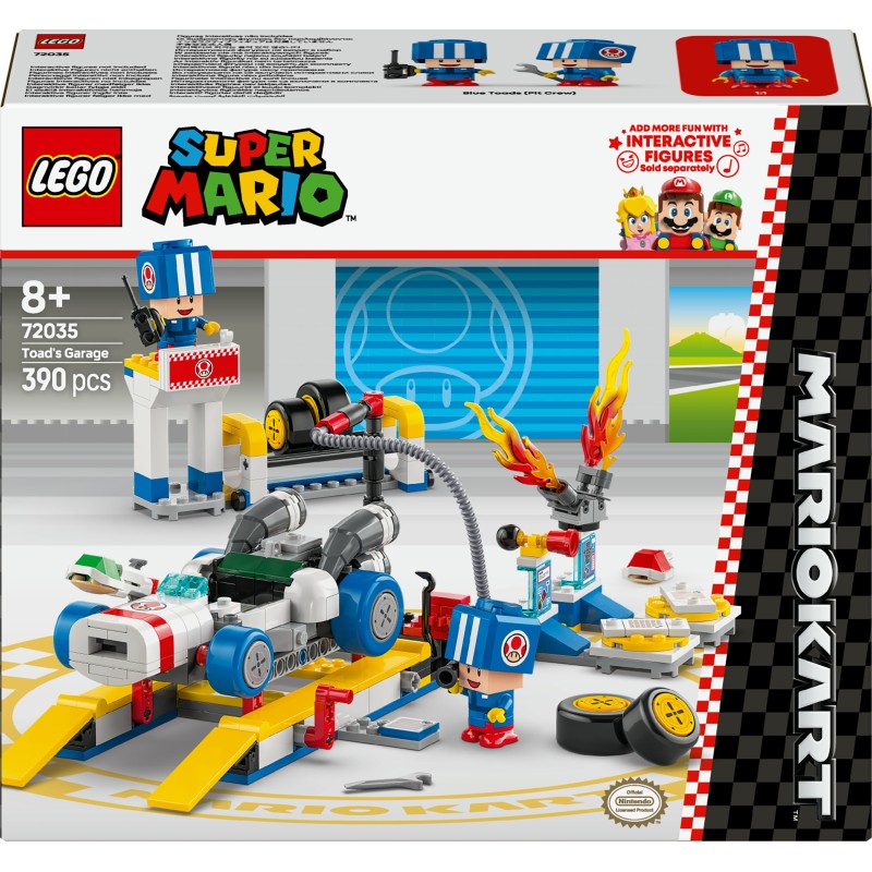 Lego 72035 Mario Kart™: Officina di Toad Super Mario