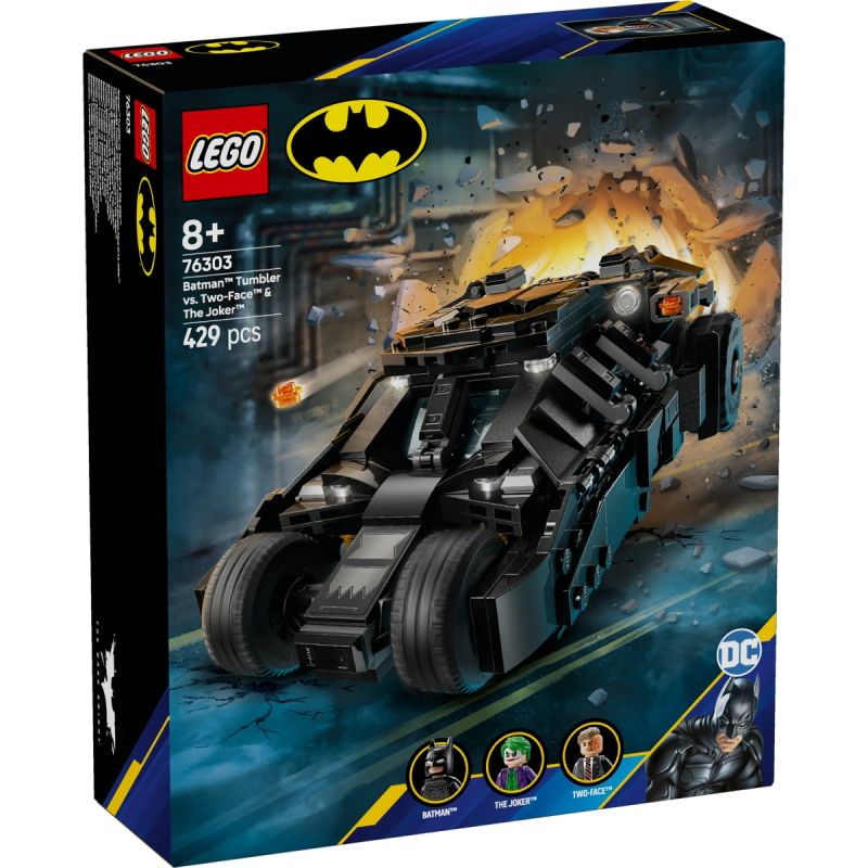 Lego 76303 Tumbler di Batman™ contro Two-Face™ e The Joker™ Super Heroes DC