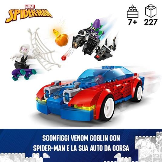 76279 LEGO Auto da corsa di Spider-Man e Venom Goblin LEGO 