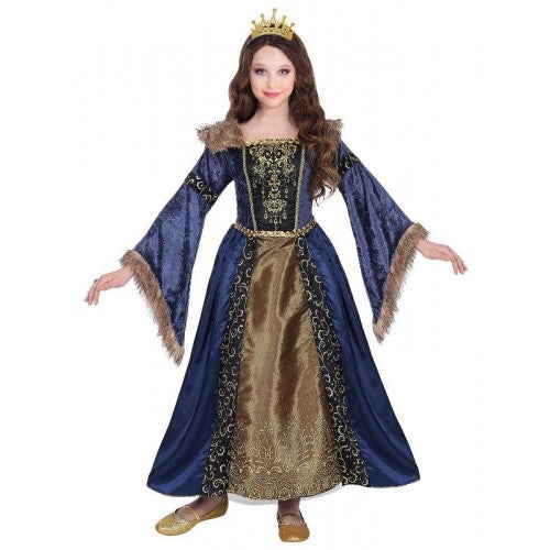 Costume Regina Medievale  (140 Cm / 8-10 Years)