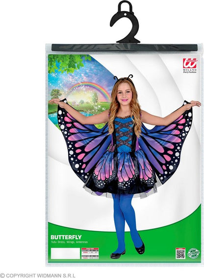 Costume Farfalla  (116 Cm / 4-5 Years)