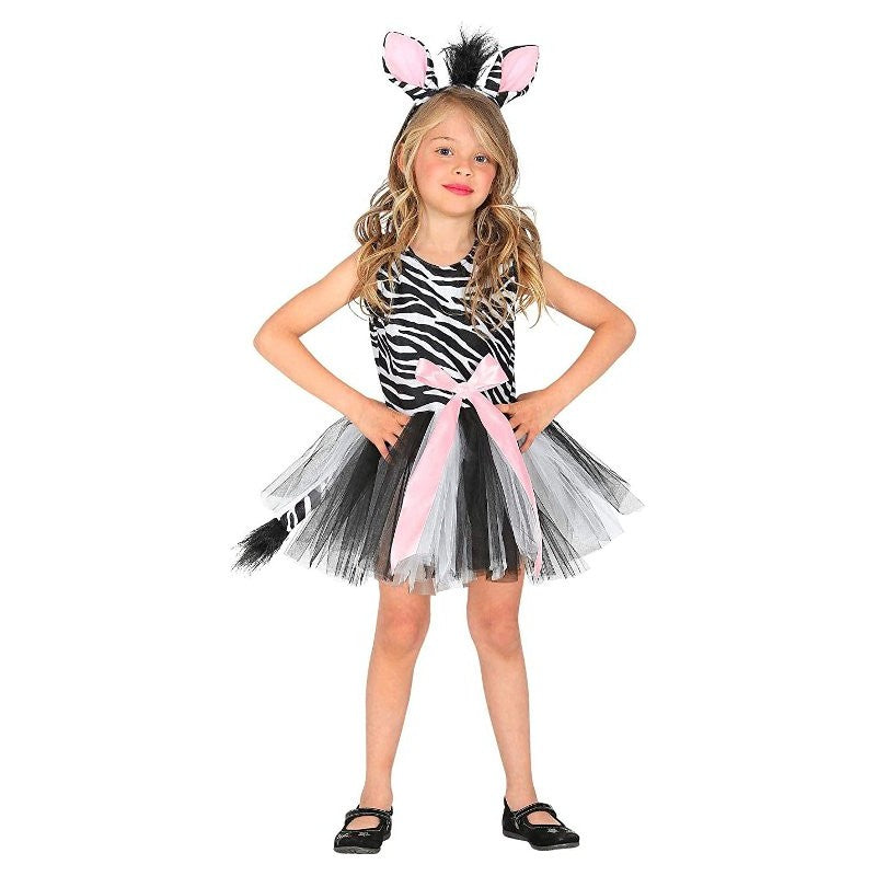 Costume Zebra  (110 Cm / 3-4 Years)