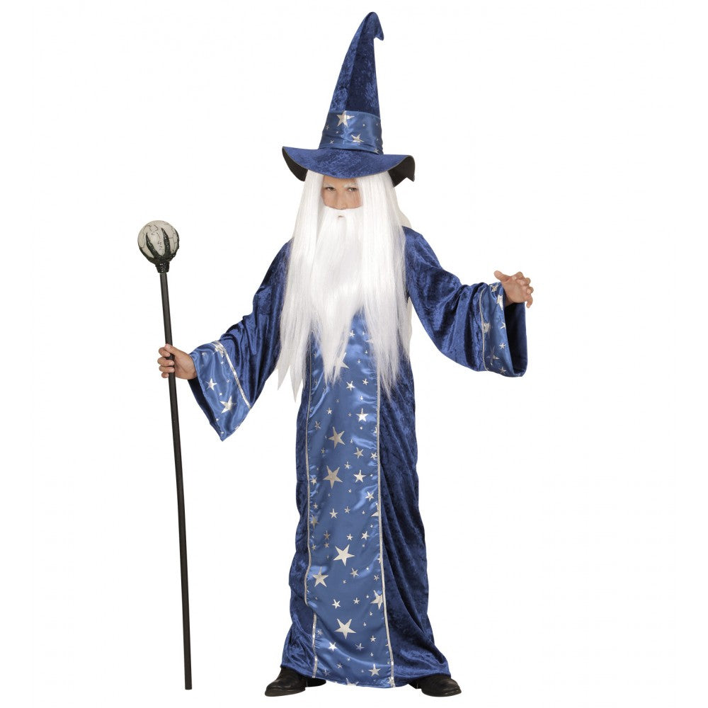 Costume Mago Fantasy  (128 Cm / 5-7 Years)