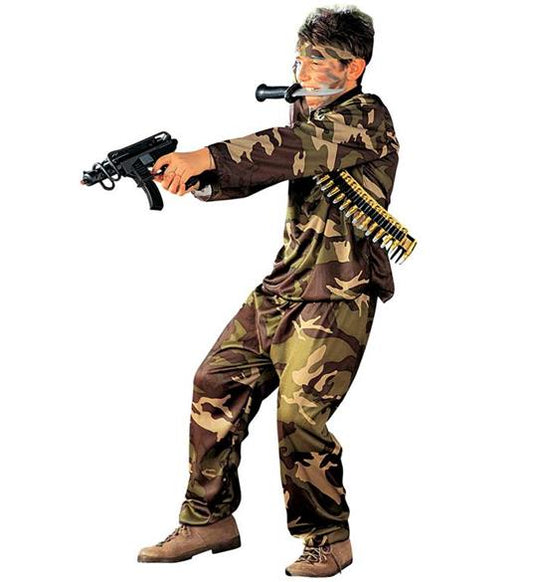 Costume Di Carnevale Special Force   11-13 Anni