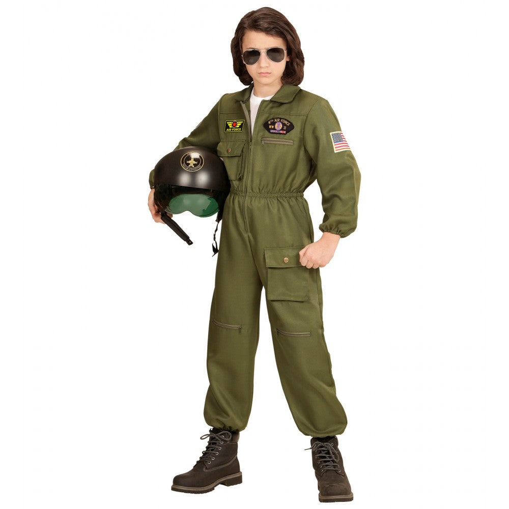 Costume Pilota Di Jet Da Combattimento (Tuta) (164 Cm / 14-16 Years)