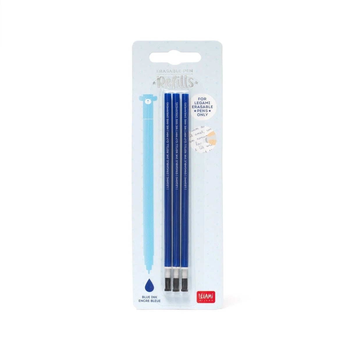 Legami  Erasable Pen Refills -blu