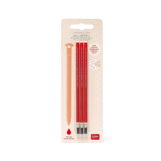 Legami  Erasable Pen Refills -rosso