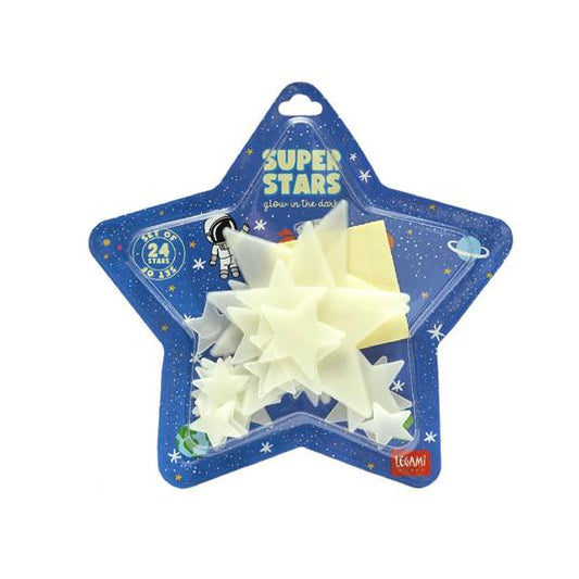 Legami  Adh. Glow-In-The-Dark Stars -STELLE fosforescenti