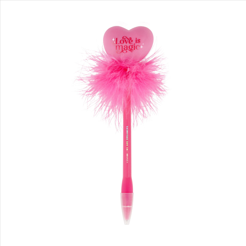 Legami  Light-Up Heart Ballpoint Pen -Writing Is Magic Heart