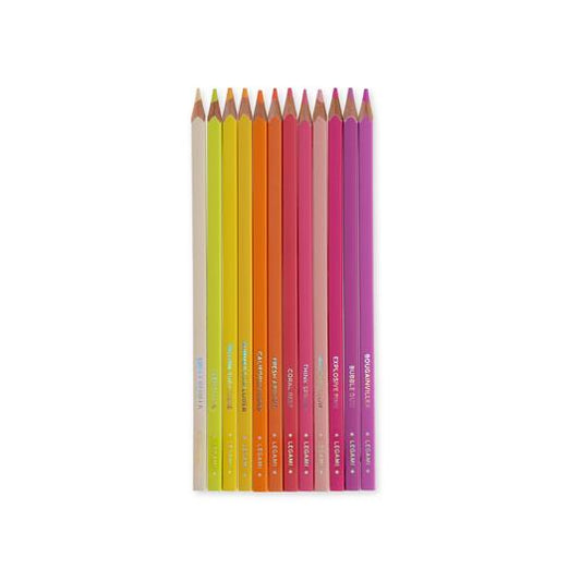 Legami  Set Of 12 Colouring Pencils -SUNSET PALETTE