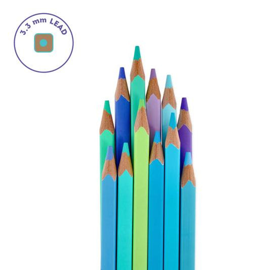 Legami  Set Of 12 Colouring Pencils -OCEAN PALETTE