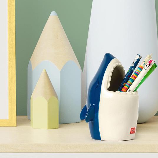 Legami  Ceramic Pen Holder - Desk Friends shark