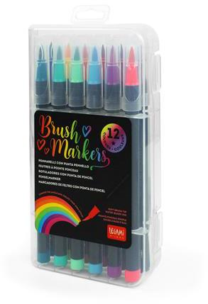 Legami  Set Of 12 Brush Markers - LEGAMI