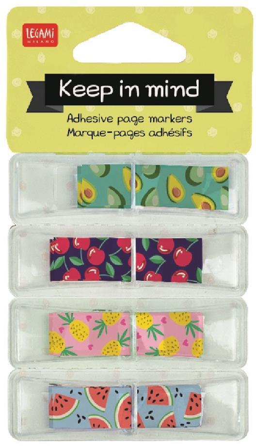 Legami  Adhesive Pagemarkers - Keep In mind-fruits