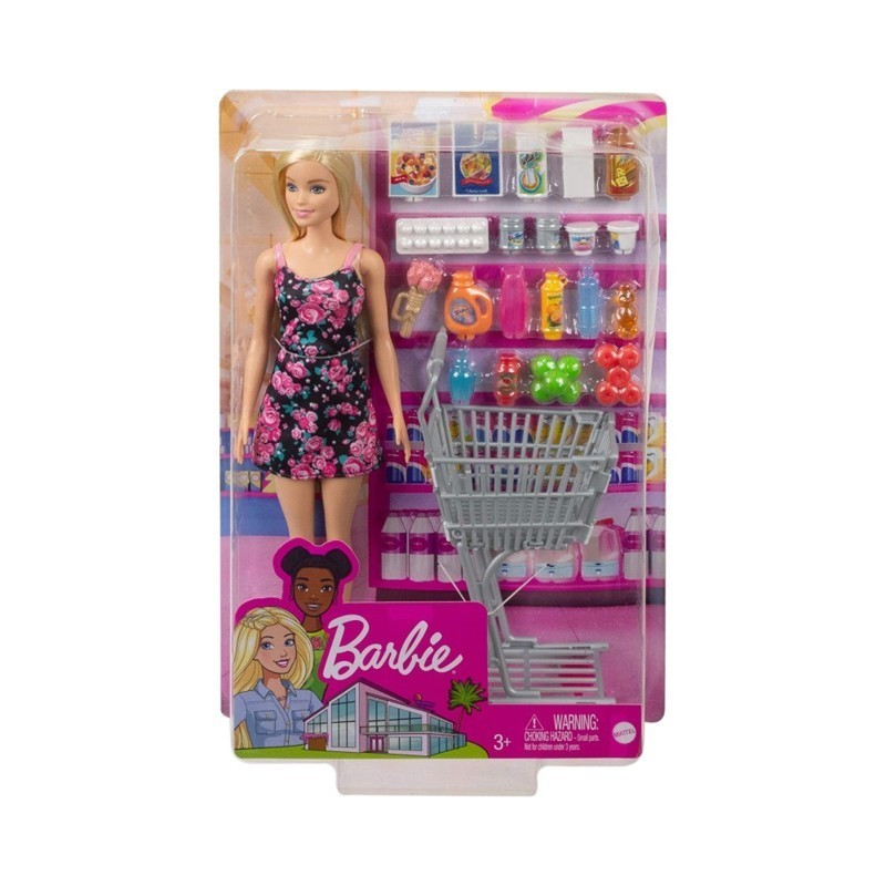 Mattel GTK94 Barbie Shopping Time Playset con Accessor