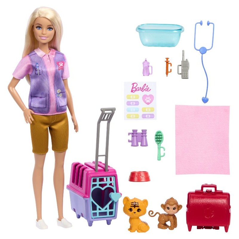 Barbie Play Set Animali