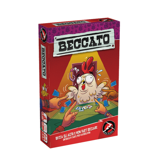 Beccato Gioco Di Carte In Italiano Red Glove Bluff A Squadre 8 Anni +