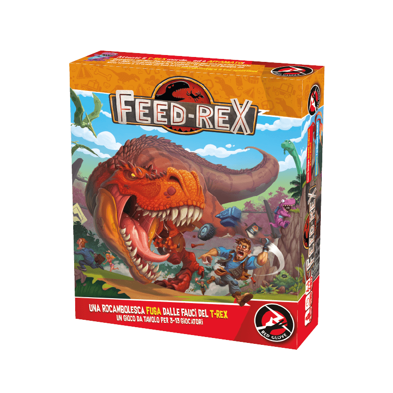 Feed Rex Gioco Da Tavolo In Italiano Party Game Red Glove Età 8+