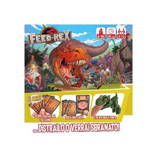 Feed Rex Gioco Da Tavolo In Italiano Party Game Red Glove Età 8+