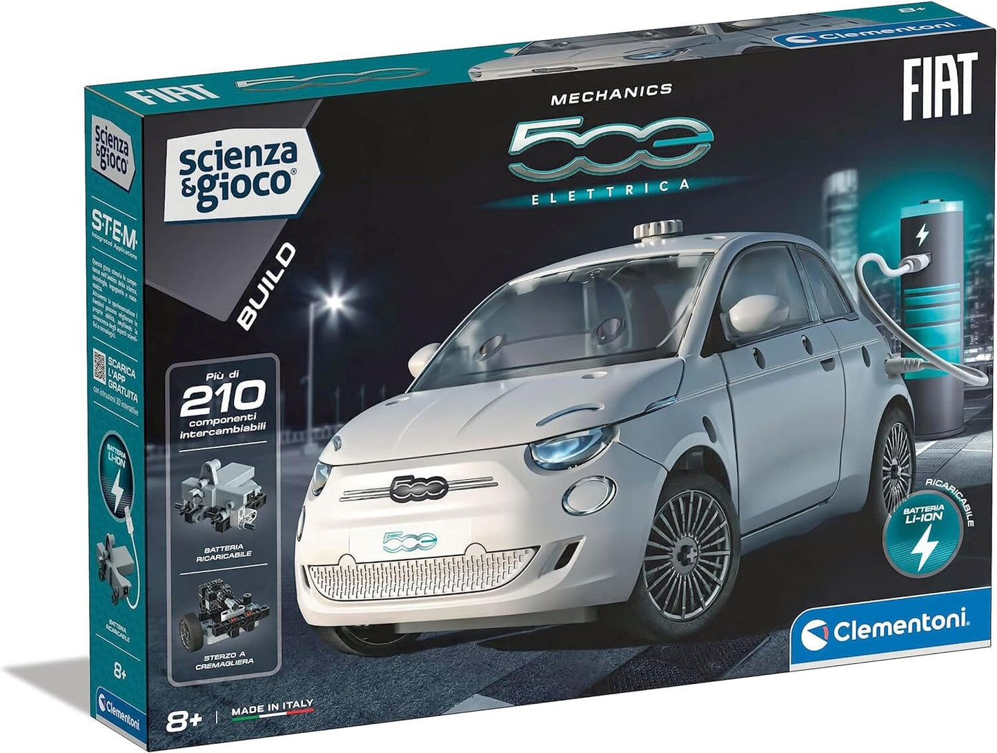 Fiat 500e costruzioni CLEMENTONI 