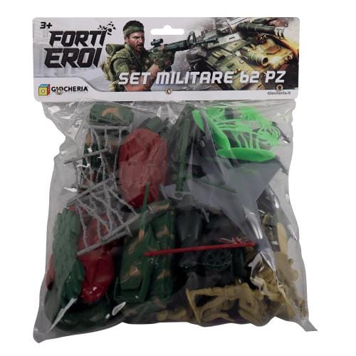 Forti Eroi - Busta Militari 62 Pezzi toysvaldichiana.it 