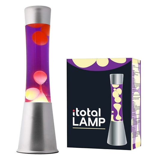 Lampada Lava Viola/Cera Gialla I Total toysvaldichiana.it 