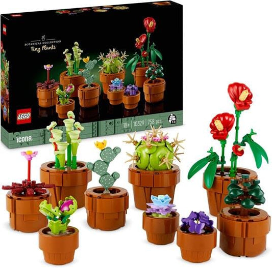 LEGO 10329 Icons Piantine, Set Collezione Botanica LEGO 