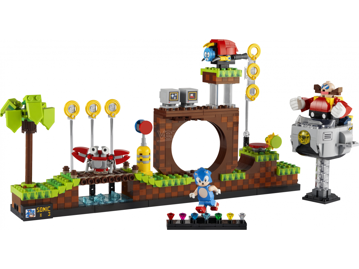 Sonic The Hedgehog -green Hill Zone di Lego cod. 21331