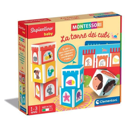 Montessori Baby La Torre Dei Cubi CLEMENTONI 