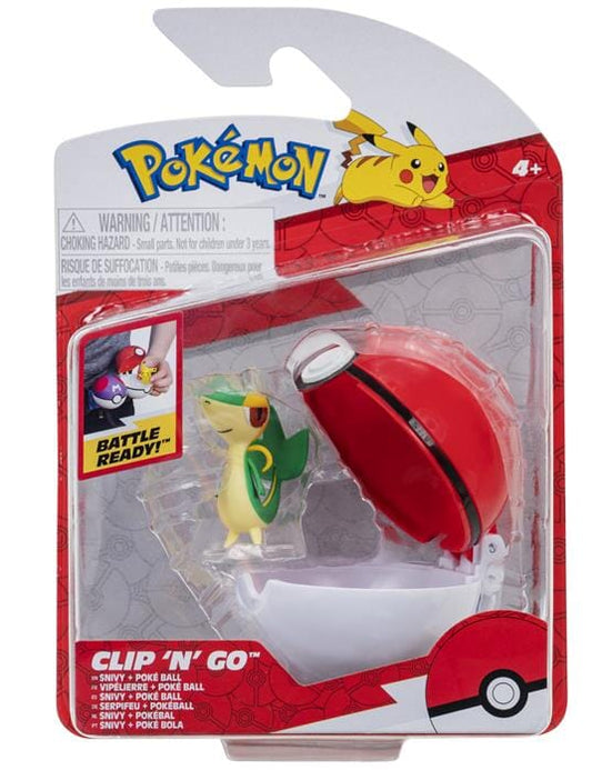 POKEMON Clip 'N' Go Snivy & Pok REI TOYS 