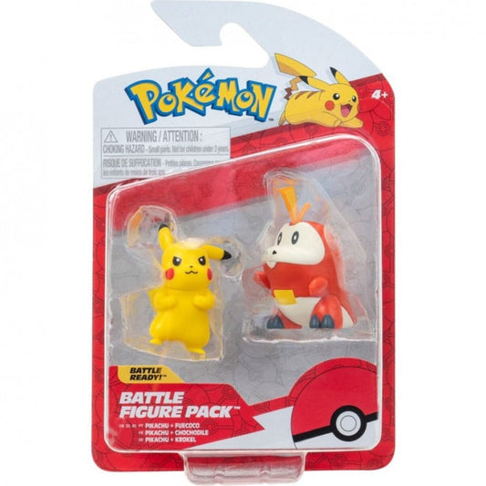 POKEMON Fuecoco & Pikachu 2 personaggi REI TOYS 